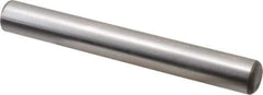 Made in USA - 5/8" Diam x 5" Pin Length Grade 8 Alloy Steel Standard Dowel Pin - Bright Finish, C 47-58 & C 60 (Surface) Hardness, 46,000 Lb (Single Shear), 92,000 Lb (Double Shear) Breaking Strength, 1 Beveled & 1 Rounded End - Industrial Tool & Supply