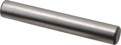 Made in USA - 3/4" Diam x 5" Pin Length Grade 8 Alloy Steel Standard Dowel Pin - Bright Finish, C 47-58 & C 60 (Surface) Hardness, 132,400 Lb (Double Shear), 66,200 Lb (Single Shear) Breaking Strength, 1 Beveled & 1 Rounded End - Industrial Tool & Supply