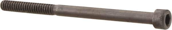 Made in USA - #10-24 UNC Hex Socket Drive, Socket Cap Screw - Alloy Steel, Black Oxide Finish, Partially Threaded, 2-3/4" Length Under Head - Industrial Tool & Supply