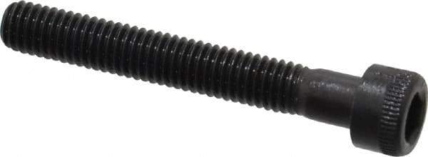 Made in USA - #10-32 UNF Hex Socket Drive, Socket Cap Screw - Alloy Steel, Black Oxide Finish, Partially Threaded, 1-3/8" Length Under Head - Industrial Tool & Supply