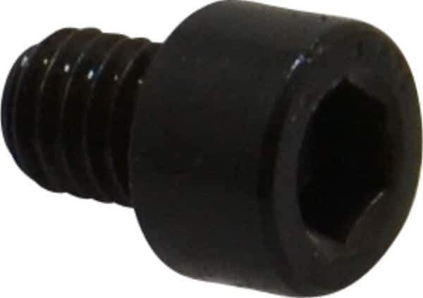 Made in USA - #10-32 UNF Hex Socket Drive, Socket Cap Screw - Alloy Steel, Black Oxide Finish, Fully Threaded, 1/4" Length Under Head - Industrial Tool & Supply