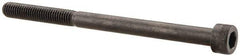 Made in USA - #10-32 UNF Hex Socket Drive, Socket Cap Screw - Alloy Steel, Black Oxide Finish, Partially Threaded, 2-3/4" Length Under Head - Industrial Tool & Supply