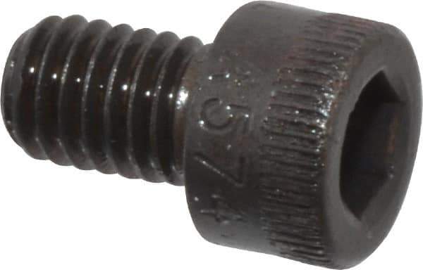 Made in USA - #10-32 UNF Hex Socket Drive, Socket Cap Screw - Alloy Steel, Black Oxide Finish, Fully Threaded, 5/16" Length Under Head - Industrial Tool & Supply