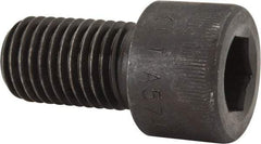 Made in USA - 1-8 UNC Hex Socket Drive, Socket Cap Screw - Alloy Steel, Black Oxide Finish, Fully Threaded, 1-3/4" Length Under Head - Industrial Tool & Supply