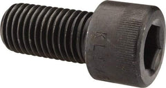 Made in USA - 1-8 UNC Hex Socket Drive, Socket Cap Screw - Alloy Steel, Black Oxide Finish, Fully Threaded, 2" Length Under Head - Industrial Tool & Supply