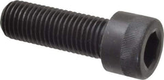 Made in USA - 1-8 UNC Hex Socket Drive, Socket Cap Screw - Alloy Steel, Black Oxide Finish, Fully Threaded, 3" Length Under Head - Industrial Tool & Supply