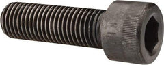 Made in USA - 1-8 UNC Hex Socket Drive, Socket Cap Screw - Alloy Steel, Black Oxide Finish, Fully Threaded, 3-1/4" Length Under Head - Industrial Tool & Supply