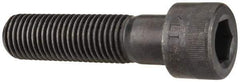 Made in USA - 1-8 UNC Hex Socket Drive, Socket Cap Screw - Alloy Steel, Black Oxide Finish, Partially Threaded, 4" Length Under Head - Industrial Tool & Supply
