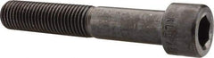 Made in USA - 1-8 UNC Hex Socket Drive, Socket Cap Screw - Alloy Steel, Black Oxide Finish, Partially Threaded, 6" Length Under Head - Industrial Tool & Supply