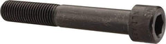Made in USA - 1-8 UNC Hex Socket Drive, Socket Cap Screw - Alloy Steel, Black Oxide Finish, Partially Threaded, 6-1/2" Length Under Head - Industrial Tool & Supply