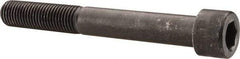 Made in USA - 1-8 UNC Hex Socket Drive, Socket Cap Screw - Alloy Steel, Black Oxide Finish, Partially Threaded, 8" Length Under Head - Industrial Tool & Supply
