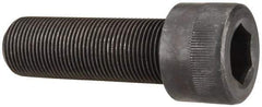 Made in USA - 1-14 UNF Hex Socket Drive, Socket Cap Screw - Alloy Steel, Black Oxide Finish, Fully Threaded, 3" Length Under Head - Industrial Tool & Supply