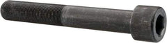 Made in USA - 1-14 UNF Hex Socket Drive, Socket Cap Screw - Alloy Steel, Black Oxide Finish, Partially Threaded, 7" Length Under Head - Industrial Tool & Supply