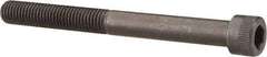 Made in USA - 1/4-28 UNF Hex Socket Drive, Socket Cap Screw - Alloy Steel, Black Oxide Finish, Partially Threaded, 2-1/2" Length Under Head - Industrial Tool & Supply
