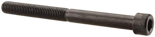 Made in USA - 1/4-28 UNF Hex Socket Drive, Socket Cap Screw - Alloy Steel, Black Oxide Finish, Partially Threaded, 2-3/4" Length Under Head - Industrial Tool & Supply