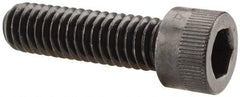 Made in USA - 5/16-18 UNC Hex Socket Drive, Socket Cap Screw - Alloy Steel, Black Oxide Finish, Fully Threaded, 1-1/8" Length Under Head - Industrial Tool & Supply
