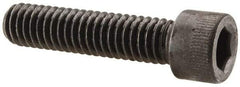 Made in USA - 5/16-18 UNC Hex Socket Drive, Socket Cap Screw - Alloy Steel, Black Oxide Finish, Fully Threaded, 1-3/8" Length Under Head - Industrial Tool & Supply