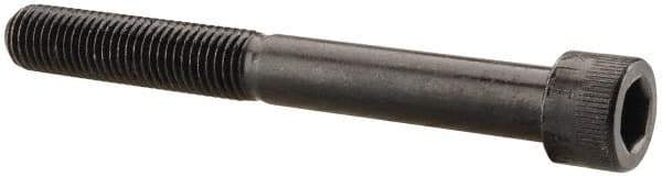 Made in USA - 5/16-24 UNF Hex Socket Drive, Socket Cap Screw - Alloy Steel, Black Oxide Finish, Partially Threaded, 2-3/4" Length Under Head - Industrial Tool & Supply