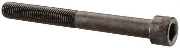 Made in USA - 5/16-24 UNF Hex Socket Drive, Socket Cap Screw - Alloy Steel, Black Oxide Finish, Partially Threaded, 3" Length Under Head - Industrial Tool & Supply