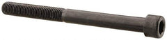 Made in USA - 5/16-24 UNF Hex Socket Drive, Socket Cap Screw - Alloy Steel, Black Oxide Finish, Partially Threaded, 3-1/2" Length Under Head - Industrial Tool & Supply