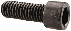 Made in USA - 7/16-14 UNC Hex Socket Drive, Socket Cap Screw - Alloy Steel, Black Oxide Finish, Fully Threaded, 1-1/4" Length Under Head - Industrial Tool & Supply