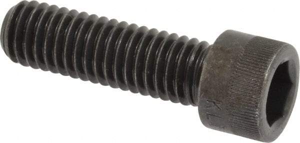 Made in USA - 7/16-14 UNC Hex Socket Drive, Socket Cap Screw - Alloy Steel, Black Oxide Finish, Fully Threaded, 1-1/2" Length Under Head - Industrial Tool & Supply