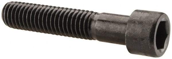 Made in USA - 7/16-14 UNC Hex Socket Drive, Socket Cap Screw - Alloy Steel, Black Oxide Finish, Partially Threaded, 2-1/4" Length Under Head - Industrial Tool & Supply