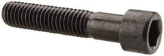 Made in USA - 7/16-14 UNC Hex Socket Drive, Socket Cap Screw - Alloy Steel, Black Oxide Finish, Partially Threaded, 2-1/4" Length Under Head - Industrial Tool & Supply