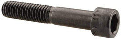 Made in USA - 7/16-14 UNC Hex Socket Drive, Socket Cap Screw - Alloy Steel, Black Oxide Finish, Partially Threaded, 2-1/2" Length Under Head - Industrial Tool & Supply