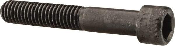 Made in USA - 7/16-14 UNC Hex Socket Drive, Socket Cap Screw - Alloy Steel, Black Oxide Finish, Partially Threaded, 2-3/4" Length Under Head - Industrial Tool & Supply