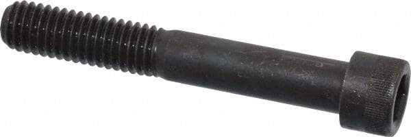 Made in USA - 7/16-14 UNC Hex Socket Drive, Socket Cap Screw - Alloy Steel, Black Oxide Finish, Partially Threaded, 3" Length Under Head - Industrial Tool & Supply