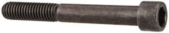 Made in USA - 7/16-14 UNC Hex Socket Drive, Socket Cap Screw - Alloy Steel, Black Oxide Finish, Partially Threaded, 3-1/2" Length Under Head - Industrial Tool & Supply