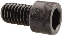 Made in USA - 7/16-14 UNC Hex Socket Drive, Socket Cap Screw - Alloy Steel, Black Oxide Finish, Fully Threaded, 3/4" Length Under Head - Industrial Tool & Supply