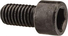 Made in USA - 7/16-14 UNC Hex Socket Drive, Socket Cap Screw - Alloy Steel, Black Oxide Finish, Fully Threaded, 7/8" Length Under Head - Industrial Tool & Supply