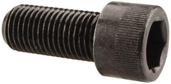Made in USA - 7/16-20 UNF Hex Socket Drive, Socket Cap Screw - Alloy Steel, Black Oxide Finish, Fully Threaded, 1" Length Under Head - Industrial Tool & Supply