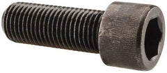 Made in USA - 7/16-20 UNF Hex Socket Drive, Socket Cap Screw - Alloy Steel, Black Oxide Finish, Fully Threaded, 1-1/4" Length Under Head - Industrial Tool & Supply
