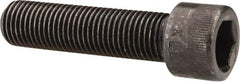 Made in USA - 7/16-20 UNF Hex Socket Drive, Socket Cap Screw - Alloy Steel, Black Oxide Finish, Fully Threaded, 1-3/4" Length Under Head - Industrial Tool & Supply