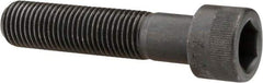 Made in USA - 7/16-20 UNF Hex Socket Drive, Socket Cap Screw - Alloy Steel, Black Oxide Finish, Partially Threaded, 2" Length Under Head - Industrial Tool & Supply