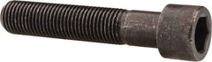Made in USA - 7/16-20 UNF Hex Socket Drive, Socket Cap Screw - Alloy Steel, Black Oxide Finish, Partially Threaded, 2-1/4" Length Under Head - Industrial Tool & Supply