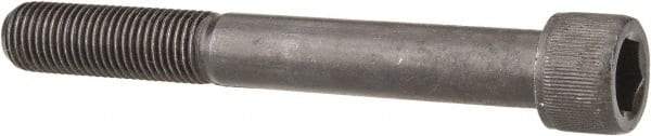 Made in USA - 7/16-20 UNF Hex Socket Drive, Socket Cap Screw - Alloy Steel, Black Oxide Finish, Partially Threaded, 3-1/2" Length Under Head - Industrial Tool & Supply