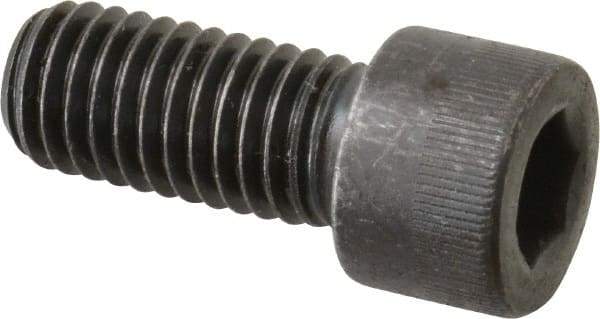 Made in USA - 1/2-13 UNC Hex Socket Drive, Socket Cap Screw - Alloy Steel, Black Oxide Finish, Fully Threaded, 1-1/8" Length Under Head - Industrial Tool & Supply
