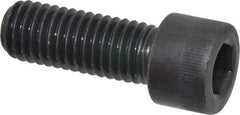 Made in USA - 1/2-13 UNC Hex Socket Drive, Socket Cap Screw - Alloy Steel, Black Oxide Finish, Fully Threaded, 1-3/8" Length Under Head - Industrial Tool & Supply