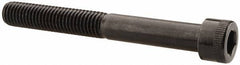 Made in USA - 1/2-13 UNC Hex Socket Drive, Socket Cap Screw - Alloy Steel, Black Oxide Finish, Partially Threaded, 4-1/4" Length Under Head - Industrial Tool & Supply