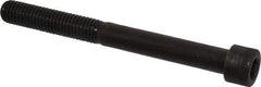 Made in USA - 1/2-13 UNC Hex Socket Drive, Socket Cap Screw - Alloy Steel, Black Oxide Finish, Partially Threaded, 5" Length Under Head - Industrial Tool & Supply