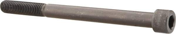 Made in USA - 1/2-13 UNC Hex Socket Drive, Socket Cap Screw - Alloy Steel, Black Oxide Finish, Partially Threaded, 6-1/4" Length Under Head - Industrial Tool & Supply