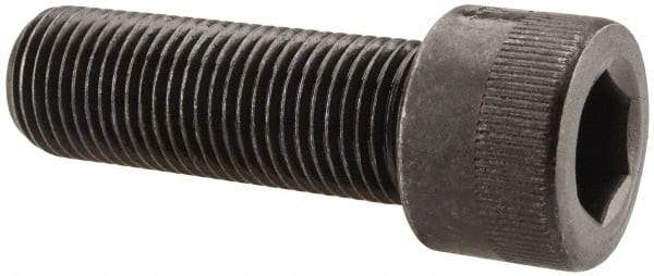 Made in USA - 1/2-20 UNF Hex Socket Drive, Socket Cap Screw - Alloy Steel, Black Oxide Finish, Fully Threaded, 1-1/2" Length Under Head - Industrial Tool & Supply