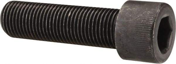 Made in USA - 1/2-20 UNF Hex Socket Drive, Socket Cap Screw - Alloy Steel, Black Oxide Finish, Fully Threaded, 1-3/4" Length Under Head - Industrial Tool & Supply