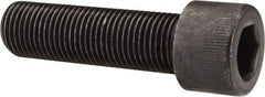 Made in USA - 1/2-20 UNF Hex Socket Drive, Socket Cap Screw - Alloy Steel, Black Oxide Finish, Fully Threaded, 1-3/4" Length Under Head - Industrial Tool & Supply