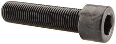 Made in USA - 1/2-20 UNF Hex Socket Drive, Socket Cap Screw - Alloy Steel, Black Oxide Finish, Fully Threaded, 2" Length Under Head - Industrial Tool & Supply