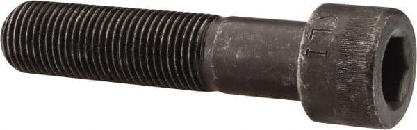 Made in USA - 1/2-20 UNF Hex Socket Drive, Socket Cap Screw - Alloy Steel, Black Oxide Finish, Partially Threaded, 2-1/4" Length Under Head - Industrial Tool & Supply